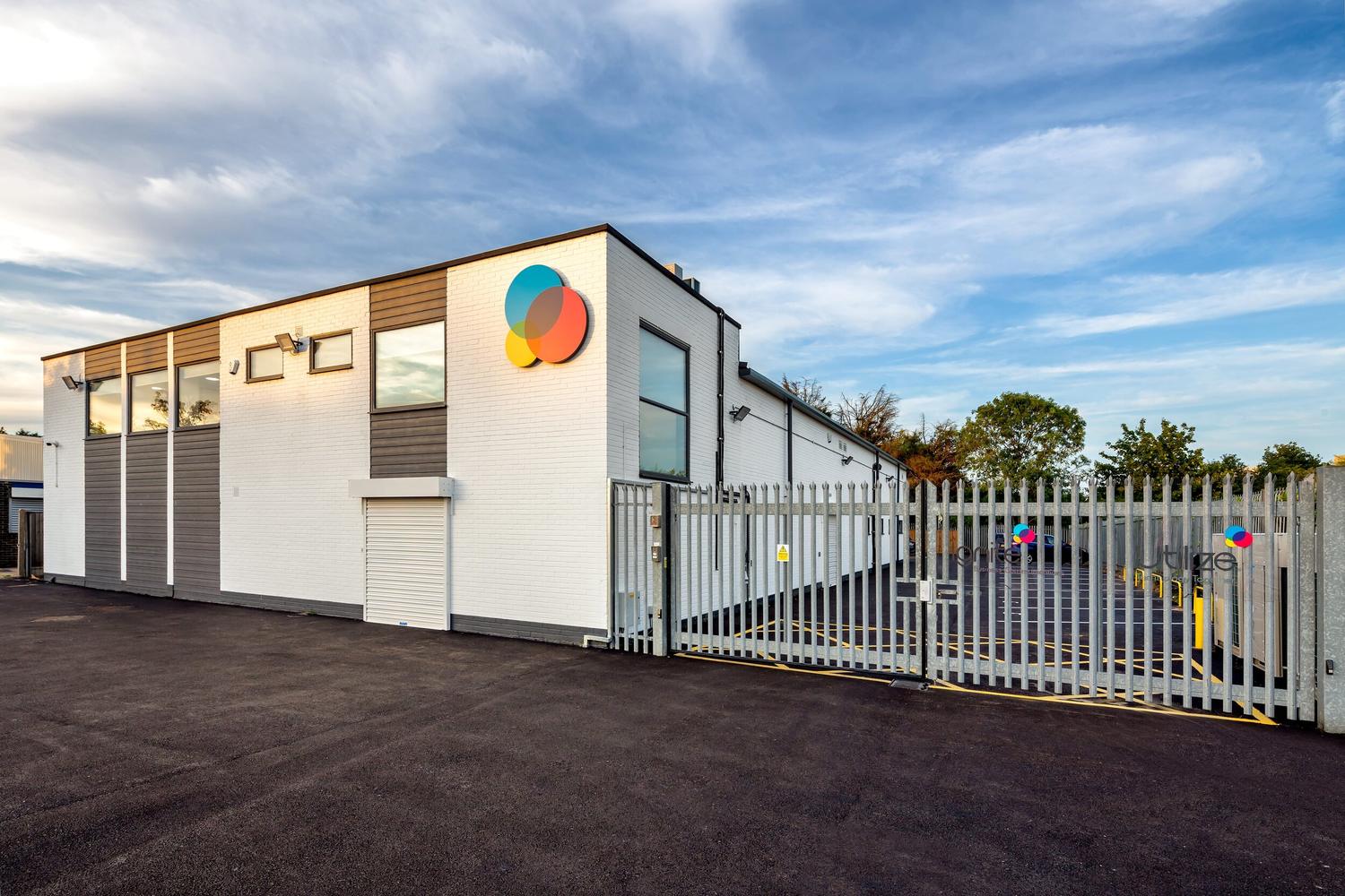 Utilize Plc, Basildon, Essex, photographed by Theo Tzia