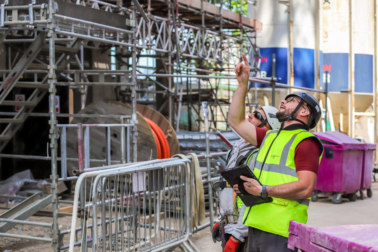 Construction photography by Theo Tzia