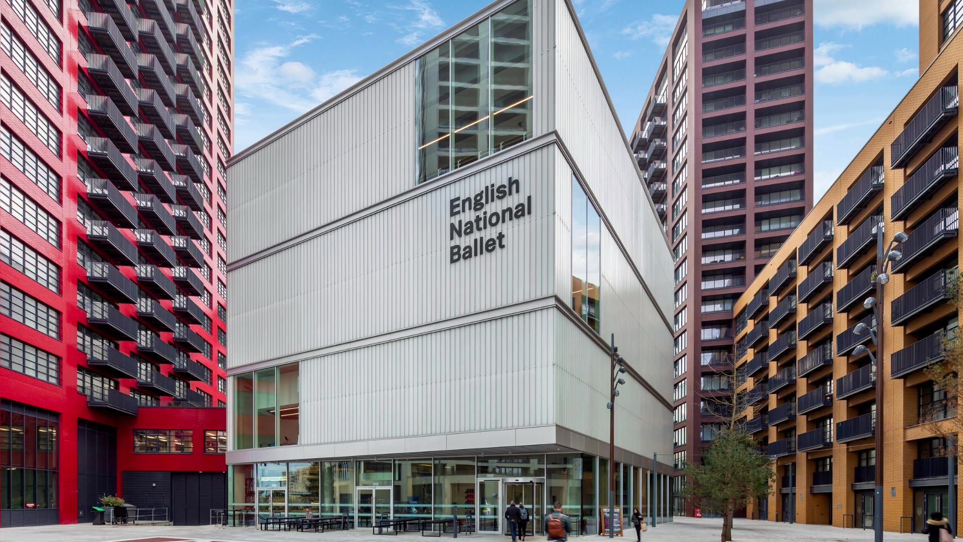 English National Ballet at London City Island, photographed by architectural photographer Theo Tzia